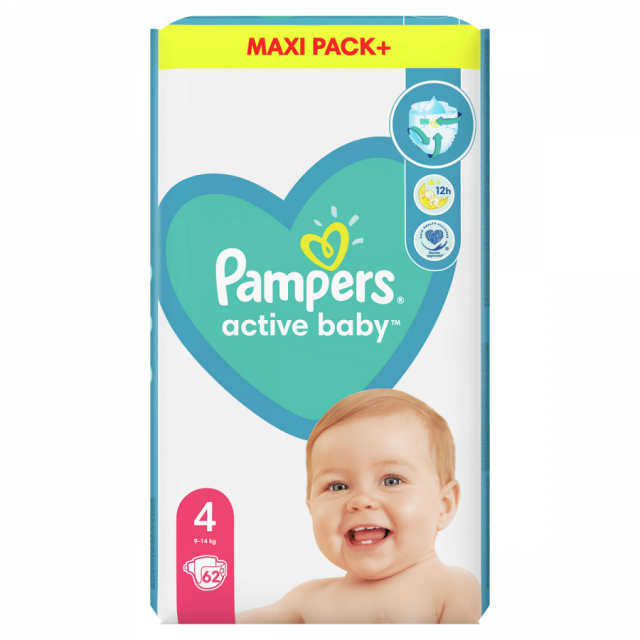 PAMPERS AB JP 4 (62) 9-14 kg